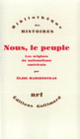 Couverture Nous, le peuple (Élise Marienstras)