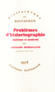 Couverture Problèmes d'historiographie ancienne et moderne (Arnaldo Momigliano)