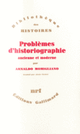 Couverture Problèmes d'historiographie ancienne et moderne ()
