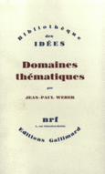 Couverture Domaines thématiques ()