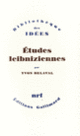 Couverture Études leibniziennes (Yvon Belaval)