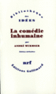 Couverture La Comédie inhumaine (André Wurmser)