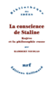 Couverture La Conscience de Staline (Rambert Nicolas)