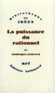 Couverture La Puissance du rationnel (Dominique Janicaud)