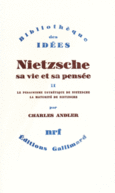 Couverture Nietzsche, sa vie et sa pensée ()
