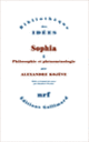 Couverture Sophia (Alexandre Kojève)