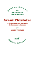 Couverture Avant l'histoire ()
