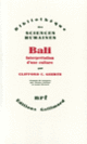 Couverture Bali (Clifford C. Geertz)