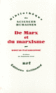 Couverture De Marx et du marxisme (Kostas Papaioannou)
