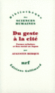 Couverture Du geste à la cité (Augustin Berque)
