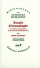 Couverture Essais d'iconologie (Erwin Panofsky)