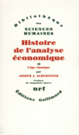 Couverture Histoire de l'analyse économique ()
