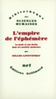Couverture L'Empire de l'éphémère (Gilles Lipovetsky)