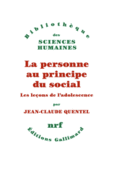 Couverture La personne au principe du social ()