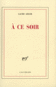 Couverture À ce soir (Laure Adler)