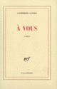 Couverture À vous (Catherine Cusset)