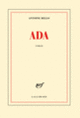 Couverture Ada (Antoine Bello)