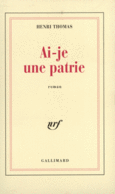 Couverture Ai-je une patrie ()