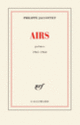 Couverture Airs (Philippe Jaccottet)