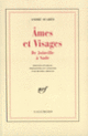 Couverture Âmes et Visages (André Suarès)