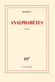 Couverture Analphabètes (Rachid O.)
