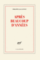 Couverture Après beaucoup d'années (Philippe Jaccottet)