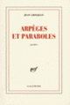 Couverture Arpèges et paraboles (Jean Grosjean)
