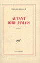 Couverture Autant dire jamais (Bernard Hreglich)