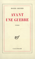 Couverture Avant une guerre ()