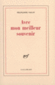 Couverture Avec mon meilleur souvenir (Françoise Sagan)