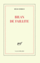 Couverture Bilan de faillite (Régis Debray)