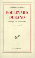 Couverture Boulevard Durand ()