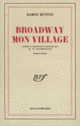 Couverture Broadway, mon village (Damon Runyon)