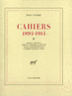 Couverture Cahiers (Paul Valéry)