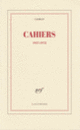 Couverture Cahiers ( Cioran)