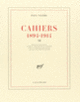 Couverture Cahiers (Paul Valéry)