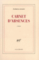 Couverture Carnet d'absences (Patrick Goujon)