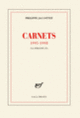 Couverture Carnets 1995-1998 (Philippe Jaccottet)