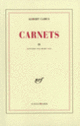 Couverture Carnets (Albert Camus)