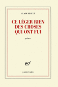 Couverture Ce léger rien des choses qui ont fui ()