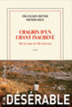 Couverture Chagrin d'un chant inachevé (François-Henri Désérable)