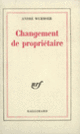 Couverture Changement de propriétaire (André Wurmser)