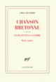 Couverture Chanson bretonne / L'enfant et la guerre (J. M. G. Le Clézio)