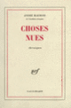 Couverture Choses nues (André Maurois)