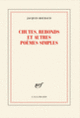 Couverture Chutes, rebonds et autres poèmes simples (Jacques Roubaud)