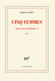 Couverture Cinq femmes (Marcel Cohen)