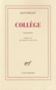 Couverture Collège (Jean Follain)