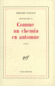 Couverture Comme un chemin en automne (Bernard Pingaud)