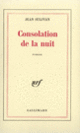 Couverture Consolation de la nuit (Jean Sulivan)