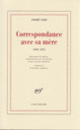Couverture Correspondance avec sa mère (André Gide)